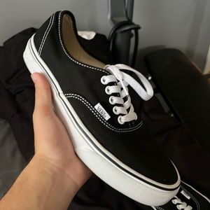Vans black shoes